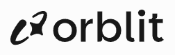 Orblit Reverse Mountain Logo